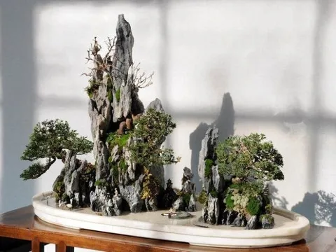 Hòn non bộ mini, giải pháp phong thuỷ và trang trí nhà cửa