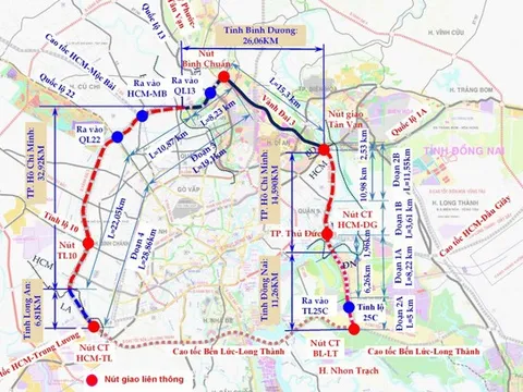 Dự án vành đai 3 TP.HCM cần phải cắm mốc giao ranh từ 2022